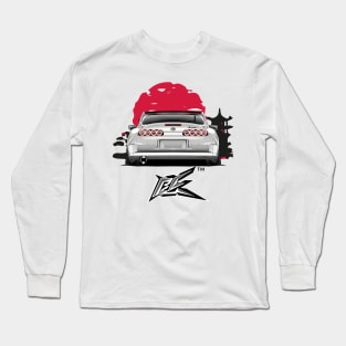 supra a80 lowered white Long Sleeve T-Shirt